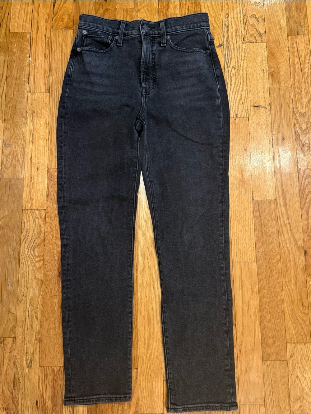 Madewell Black Washed Perfect Vintage Jean